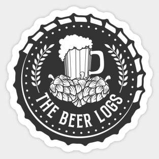 TheBeerLogs BottleCap Sticker